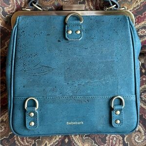 Laflore Paris Bebebark Convertible Vegan Sustainable Backpack In Emerald Bag